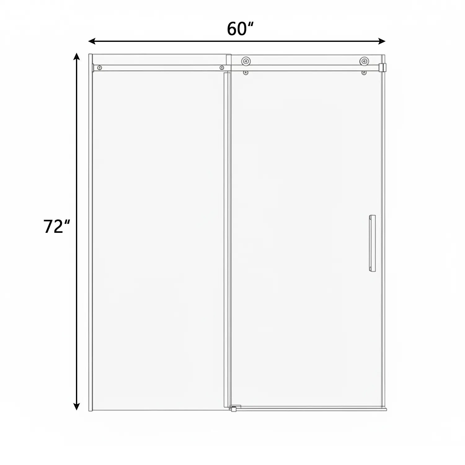 60.in  x 72.in Silver