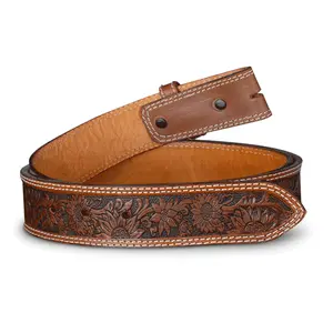 Sunflower Western Leather Belt