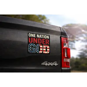 One Nation Under God Patriotic Car Magnet