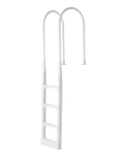 【Summervibes】VEVOR Pool Ladder Thickened 4-Step & 2 Handrails of 300 lb Capacity for 48-54 In Pool