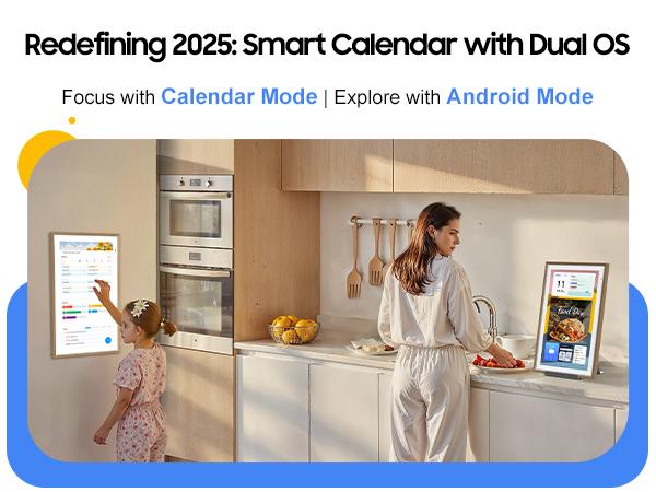Product Introduction of 【Dual-Mode】ApoloSign Digital Calendar: 15.6" 21.5” Wall Planner Electronic Calendar for Chore Chart, Family Schedules, Smart Touchscreen Interactive Display, Supports All Apps via Google Play 2