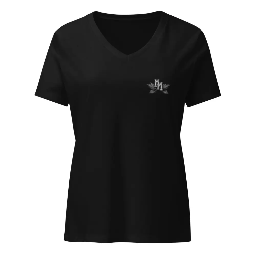 MM Women’s relaxed v-neck t-shirt