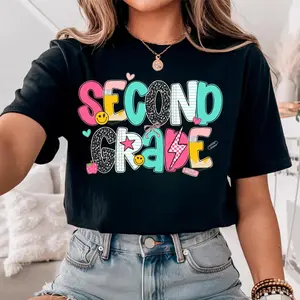 Comfort Colors Second Grade Shirt, Custom Teacher Shirt, 2nd Grade Teacher Shirt, Back to School Shirt, Elementary Teacher Shirts, Teacher Gift