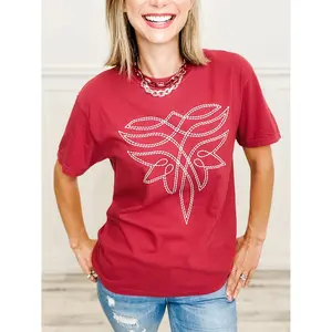 Boot Stitching Graphic Tee