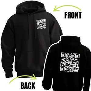 Funny FU QR Code Hoodie