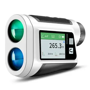 Smart Golf Rangefinder with Slope Laser Range Finder & Touch Screen Flag Lock Vibration Alert for Accurate Distance Measurements 5-580 Yards magnet stripe