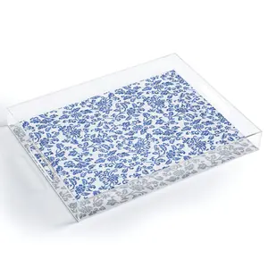 Deny Designs Acrylic Tray -Chinese Flowers 5 byWagner Campelo