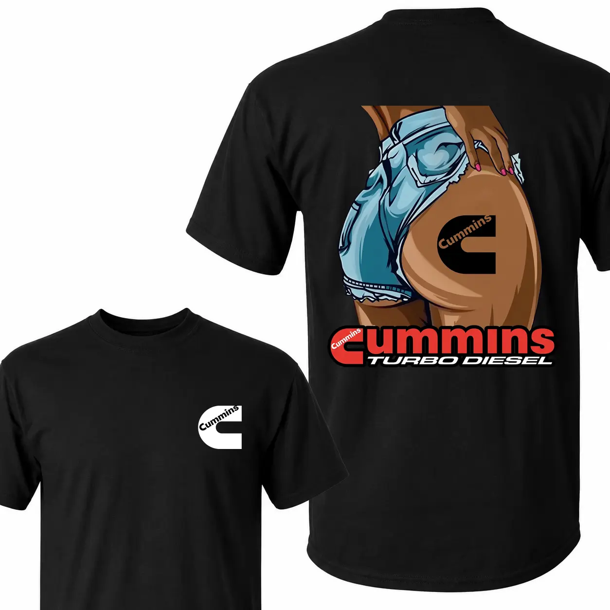 Black-Slim fit T-shirt