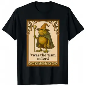 It Was The 'Tism M'Lord Funny Wizard Frog Autism Awareness T-Shirt Sweatshirt Men's Clothing