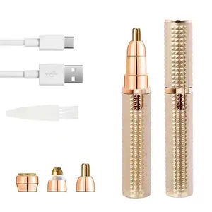 Multifunctional mini body shaver, electric eyebrow trimmer, and portable women’s hair removal and grooming device—a safe eyebrow trimmer for facial use.