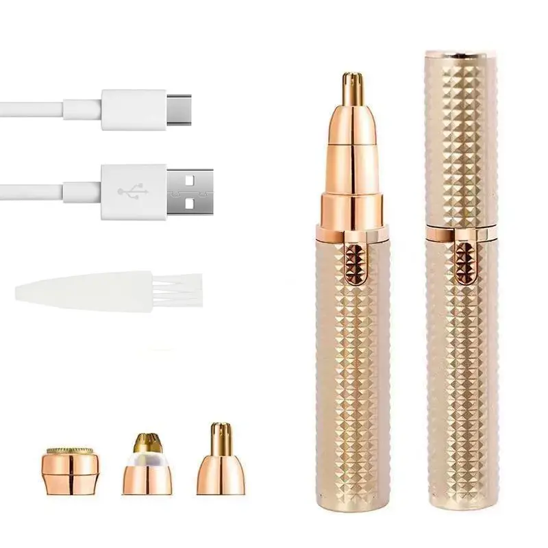 Cordless Multifunctional Mini Women’s Grooming Device - Precise Electric Facial Hair Remover, Eyebrow Trimmer, Smooth Skin Body Shaver, Portable Daily Use Epilator