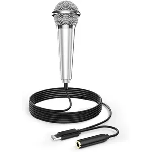 Mini Microphone for  iPad Small ASMR  Microphone for  Video Recording Singing, Vlogging, Podcasting YouTube (1 PCS )
