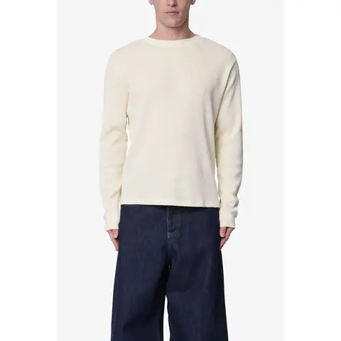mnml Basic Thermal L/S Tee - Off White