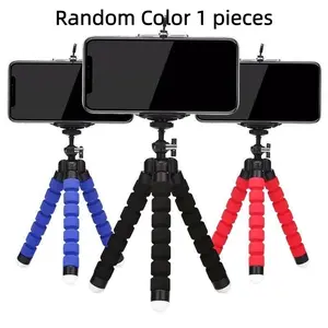 Octopus Phone Stand, Camera Tripod Holder, Durable Foldable Design, Compatible with iPhone & Other Devices, Ideal for Photography & Live Streaming