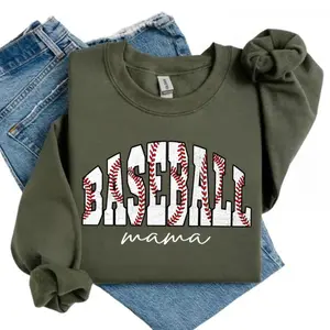Baseball Mama Sweatshirt T-Shirt, Baseball Game Day Shirt, Baseball Mom Shirt, Retro Baseball Season Tee