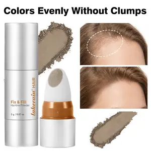 1Pc Hairline Filler Powder Brow Contour Shadow Waterproof Sweatproof Fix Forehead Gaps Natural 3D Multi Color Non Caking Portable Touch Up Women Gift