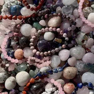 Valentines Crystal Confetti| Love Confetti| Heart Carvings| Bracelets| Crystal Chips| Tumbles