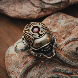 Scarab Pendant, Insect Crystal Pendant, Ancient Egyptian Jewelry Gifts for Men
