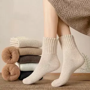 Wool Hiking Socks for Women Warm Winter Thermal Thick Socks for Cold Weather Cozy Gifts for Women Mom 5 Pairs