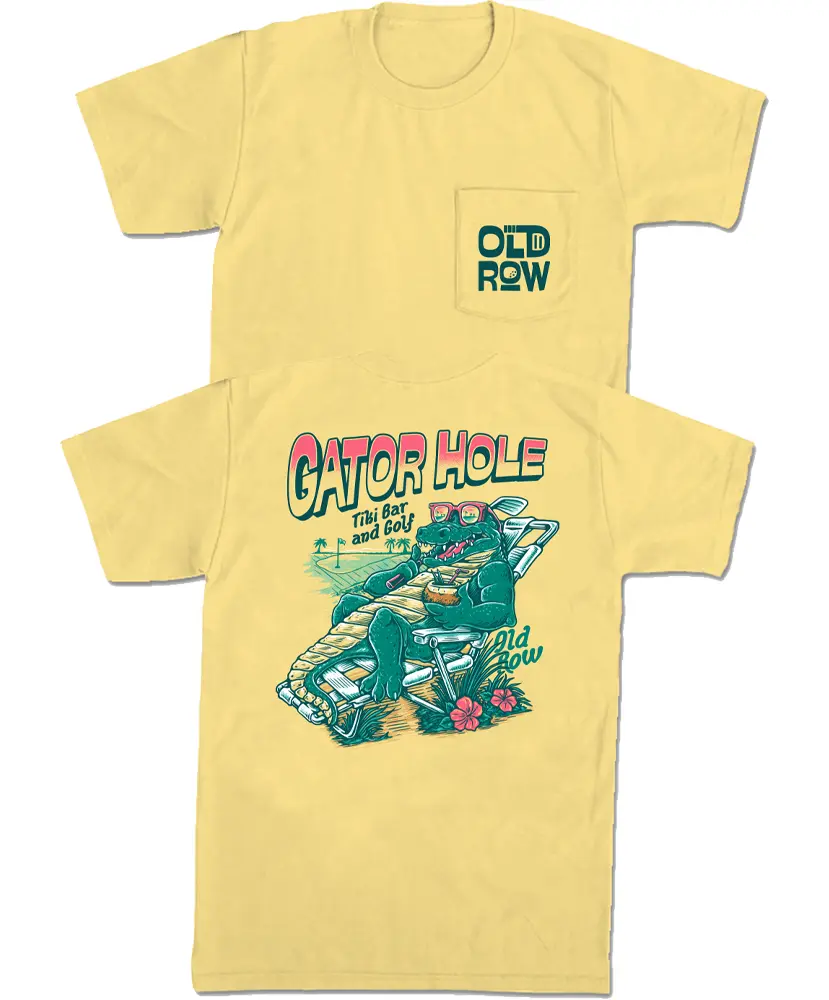 Old Row - Gator Hole Pocket Tee Old Row - Gator Hole Pocket Tee
