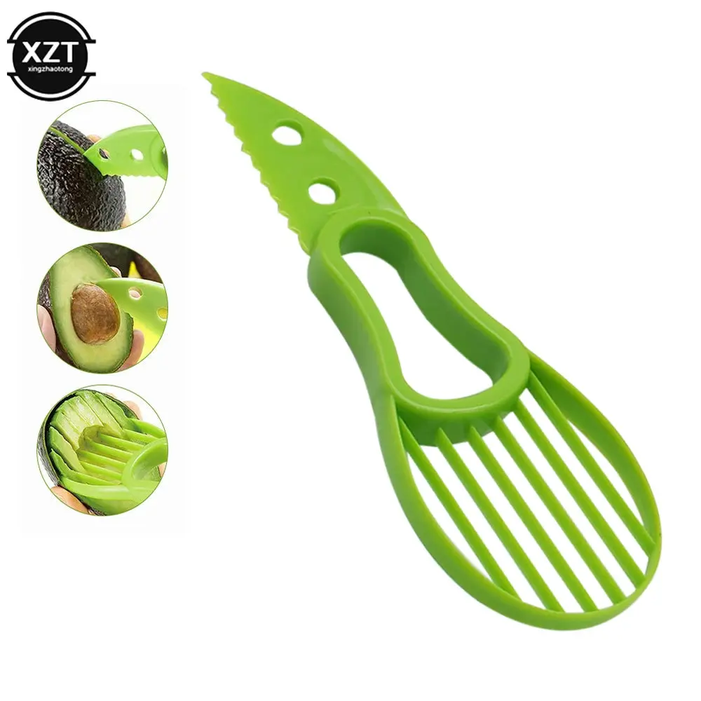3-in-1 Avocado Slicer & Fruit Tool – Corer, Peeler, Cutter & Pulp Separator