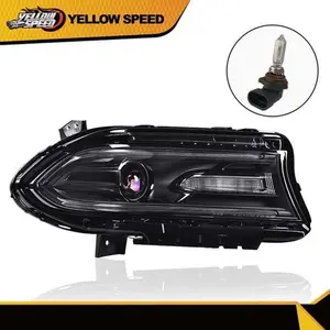 Fit For 2015-2022 Dodge Charger Halogen LED DRL Projector Headlight Passenger