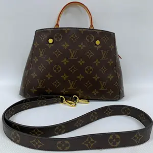 Pre-owned Louis Vuitton vcoated canvas top  handle  bag LV Montaigne MM Bag【BF 12Z】
