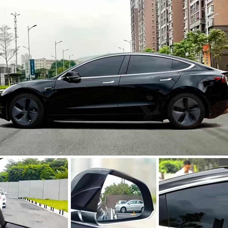 1%/5%/15%/25%/35%/50% VLT Uncut Window Roll Tint Film 20" x 10ft Car Commercial Home Office Glass Anti-UV PET Material 80% Light Blockage