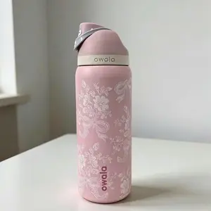 Owala FreeSip Floral Edition – Limited Design with Patented 2-in-1 Spout.
