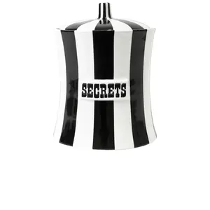 Jonathan Adler Vice Secrets Canister in Black & White