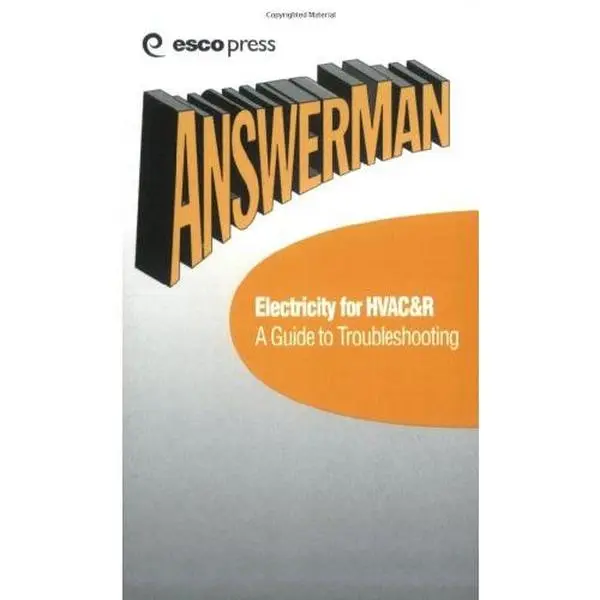 USED Book - Electricity for HVAC & R: A Guide to Troubleshooting (Answer Man Pocket Reference: HVAC&R Reference Guide, Vol. 3) by ESCO Institute (Paperback) - english