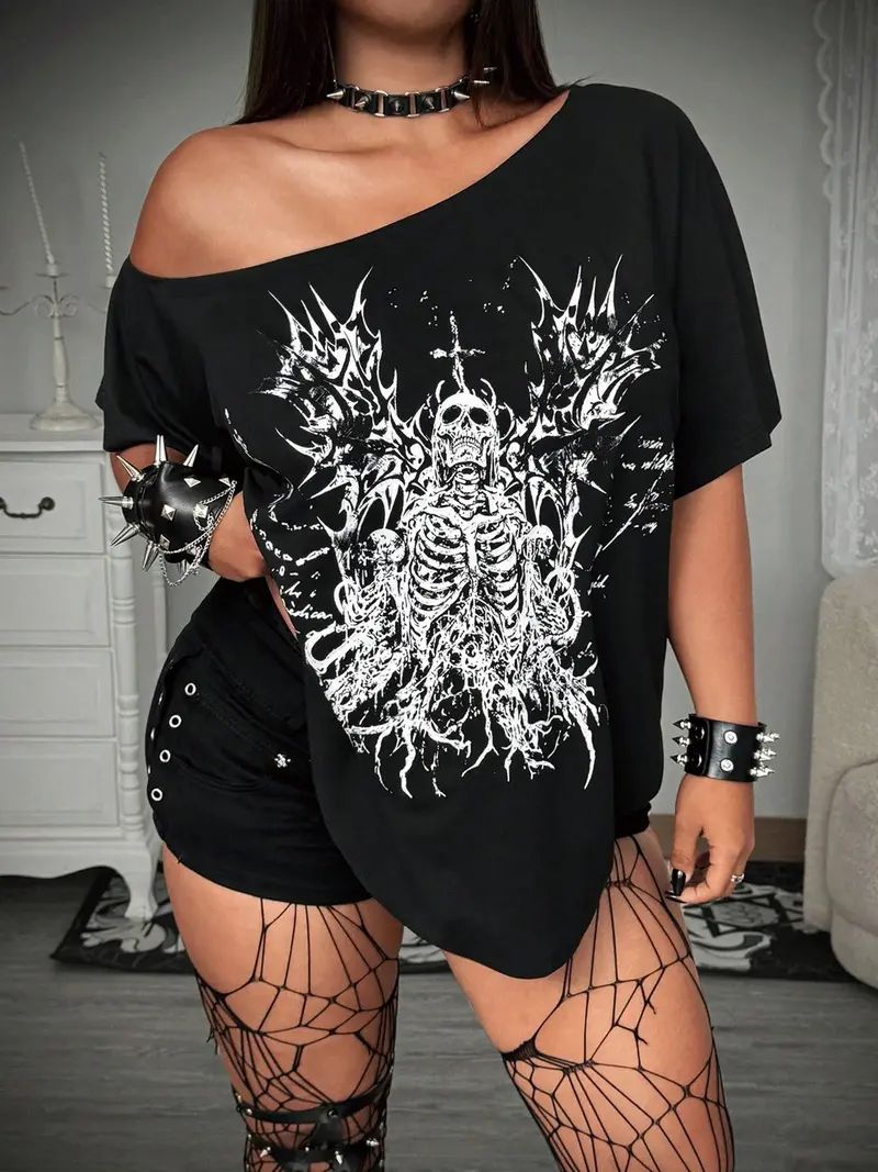 hysteric glamour skullberry t shirt - TikTok Shop