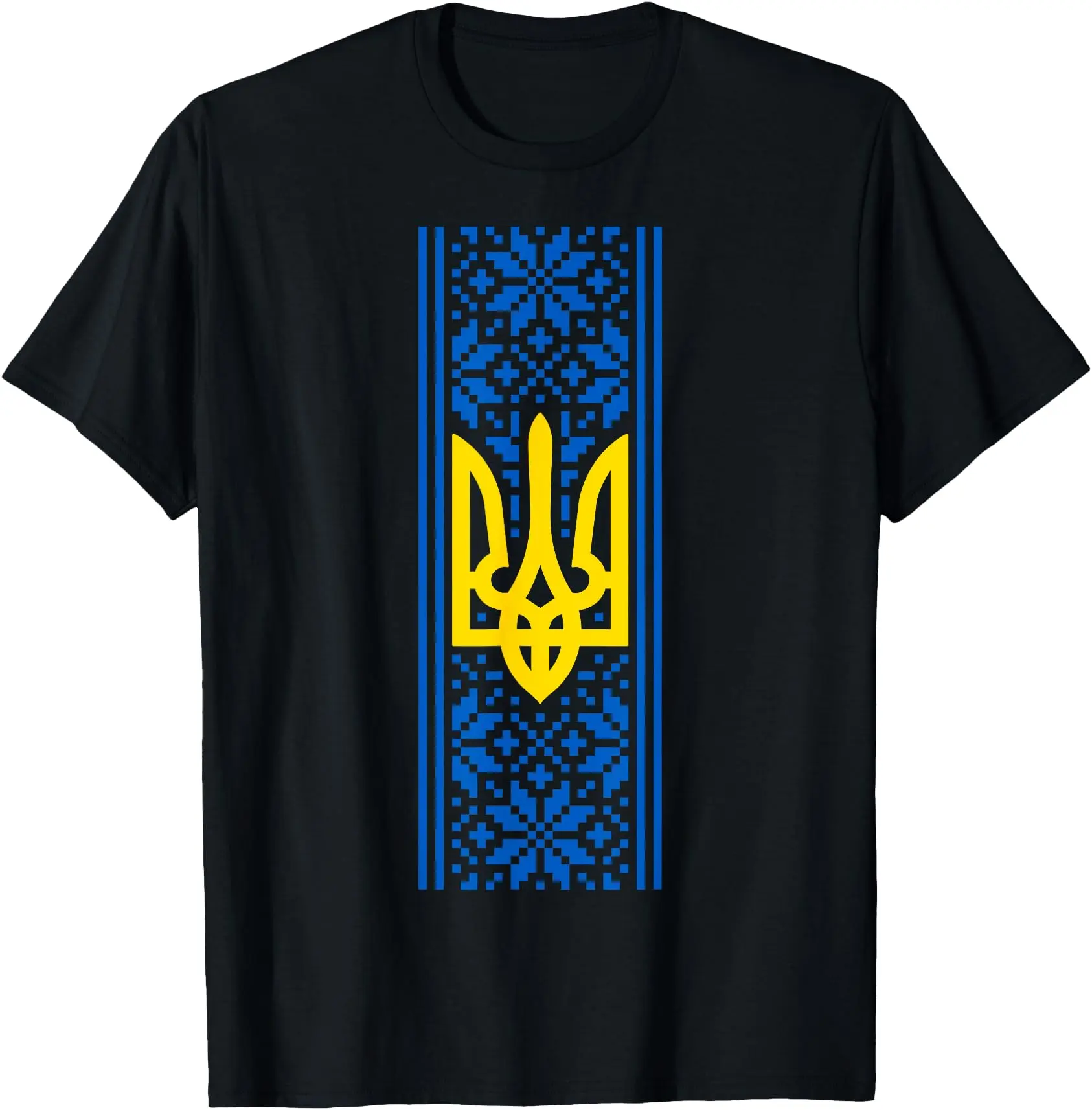 Ukraine Trident Vyshyvanka Costume President Zelensky  Unisex T-Shirt Sweatshirt Hoodie Crewneck Casual Shortsleev