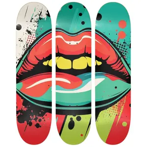 Lip Splash | Skateboard Wall Art