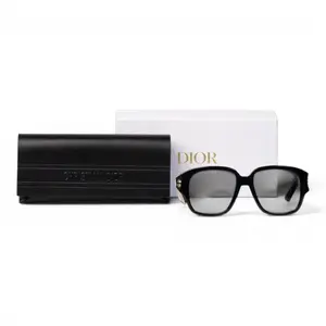 Pre-owned D26031790 Dior Sunglasses Black Gold
