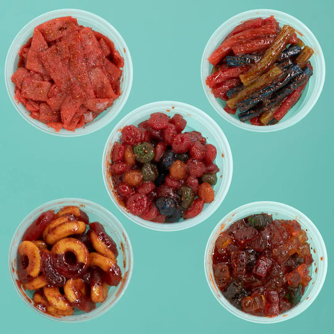 Yaboychamoy's Favorite Chamoy Candy Bundle ( No Pickle Kit Included)