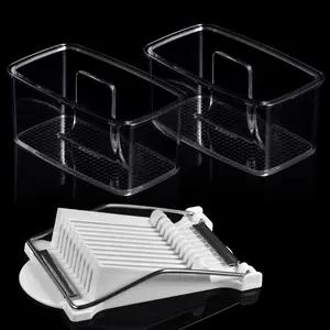 3 count Clear Musubi Press Mold with Luncheon Meat Slicer - Non-Stick,  Musubi Maker for Hawaiian Musubi, Onigiri, and Sushi -  for Easy Meal Prep and Custom Rice Molded Dishes