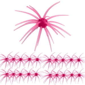20pcs Boxed Freshwater Sea Urchin Floating Artificial Lure - Realistic Detail, Durable Soft Lure, Suitable for Trout, Bass Fishing