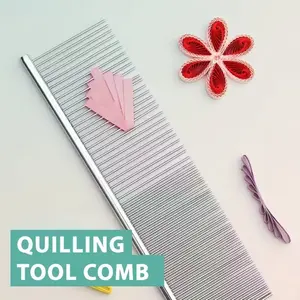 180pcs Mixed Color Origami Strips, Dual-Use Steel Needles for Paper Folding, Handmade Flower Leaf Tools Set, Beginner Friendly