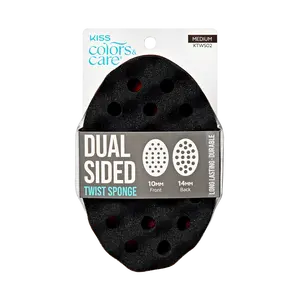 KISS Colors & Care Dual Sided Twist Sponge - Medium