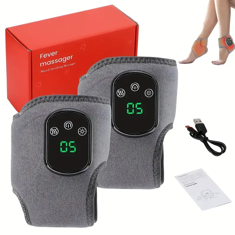 Foot Massager, 3-in-1 Foot Revive Massager, Cordless Heated Ankle Wrap with  3 Vibration Mode, 5 Heat Levels for Achilles Tendinitis And Plantar  Fasciitis (2pcs) - TikTok Shop