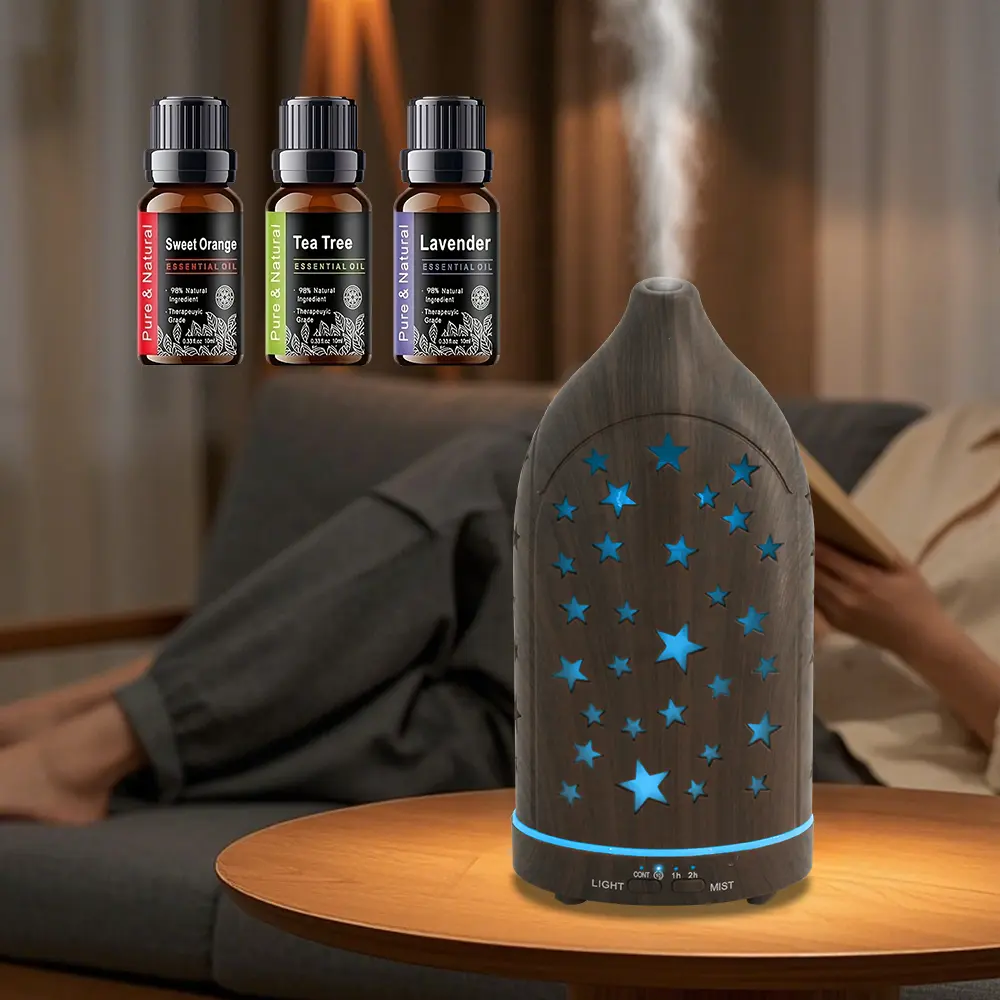 Star Hollow Aroma Diffuser - Humidifier Diffuser Aromatherapy Machine with 7 Soothing Colors, Whisper-Quiet Operation, Ideal for Relaxation, Aromatherapy Machines