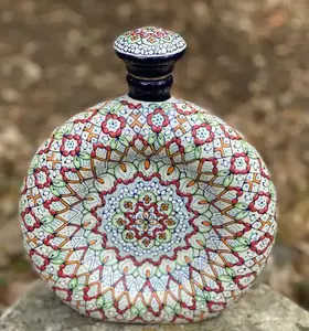 Licoreras (Infinity Bottle) - Round -Red, Orange, Green (Lead Free)