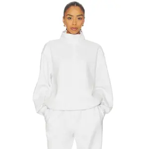 WellBeing + BeingWell Remy Half Zip in Nimbus Heather