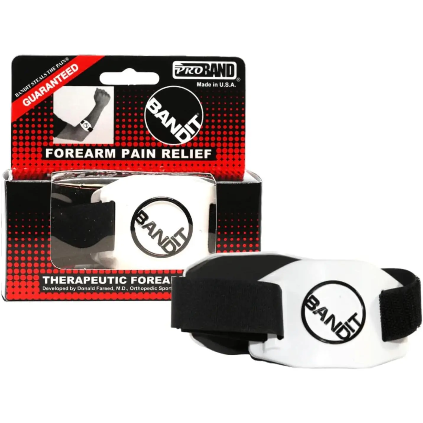 Bandit Compression Arm Sleeve - 1 Size, Elbow & Forearm Support, Manufacturer Trusted for 30+ Years, Helps Relieve Pain, Carpal Tunnel Relief, Reduces Swelling, Tennis Elbow Relief