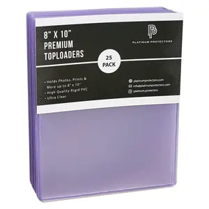 Platinum Protectors 8x10 Toploaders Premium Photo Plastic Rigid Holders Sleeves