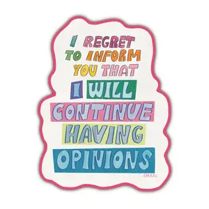 opinions sticker