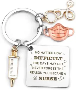 Nurse's Mother's Female Nurse Induction/Graduation Gift Female Nurse Keychain Nurse's Week Friends of Nurses