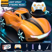 ORANGE LIGHT SPRAY DYNAMIC MUSIC Toy car