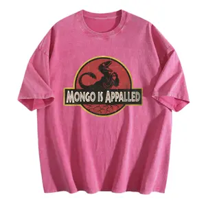 Oversize Cotton Short-Sleeve Round-Neck T-Shirt - Mongo Is Appalled, Princess Donut, Dungeon Crawler Carl LitRPG Posse Bookish Cute Y2K Streetwear Casual Sports Top Gift, Shortsleeve